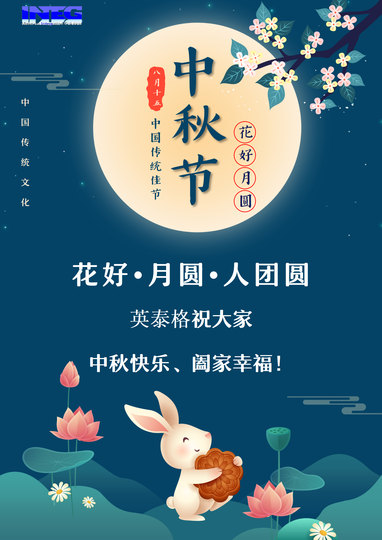 英泰格祝大家中秋節(jié)快樂(lè)！